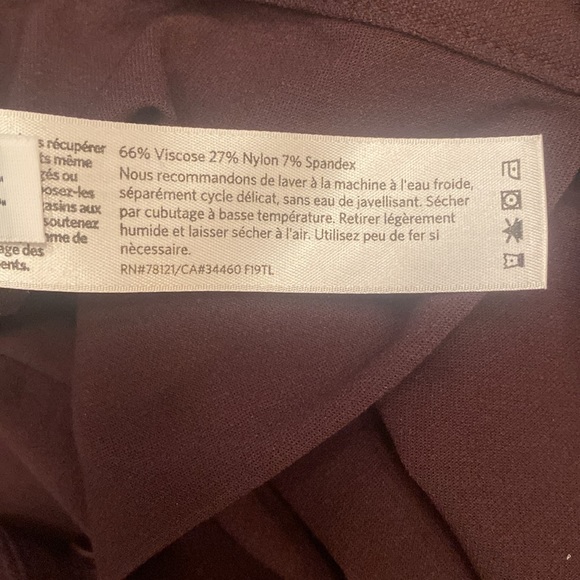 Cassis Wide Leg Cropped Stretch Crepe Pants - Picture 7 of 7